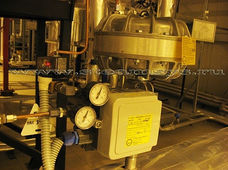 Пневматический привод baelz с электропневматическим позиционером и клапаном автоматической защиты